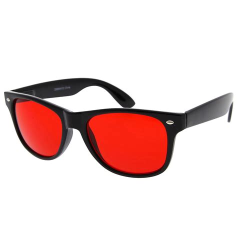 red tint sunglasses|transparent red sunglasses.